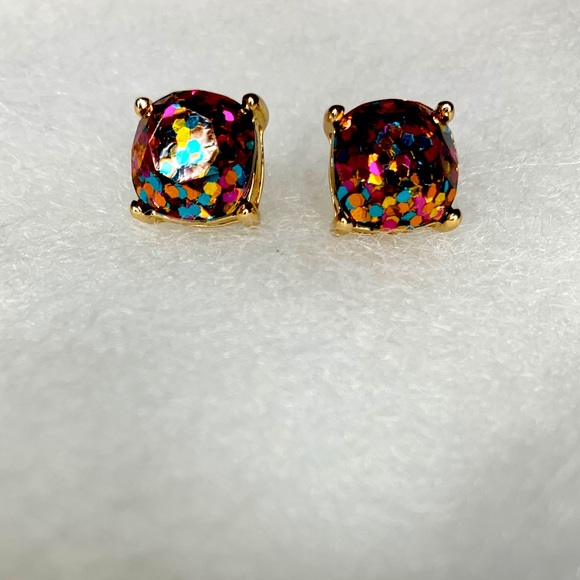 Kate Spade Inspired Confetti Stud Earrings - Picture 2 of 4